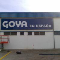Rotulación en vinilo sobre chapa Fábrica de aceites Goya, Ctra Sevilla Málaga