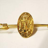 Alfiler mujer en plata de ley, con ba&ntilde;o de oro. Regalos de protocolo en Sevilla