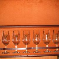 Estuche para catavino de 6 uds. en oro de 24K Eurocuerpo