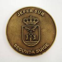 Medalla trofeo acabado en bronce en sevilla