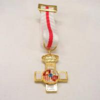 Miniatura Cruz al Merito Militar Distintivo Blanco