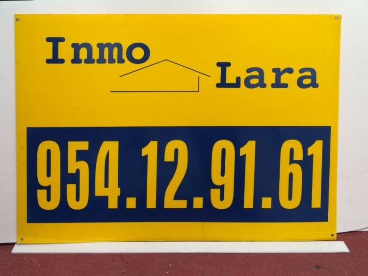 Carteles de Inmobiliarias. Serigrafía a 1 color