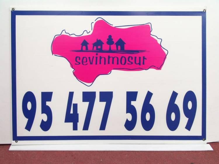 Carteles de Inmobiliarias. Serigrafía a 2 colores