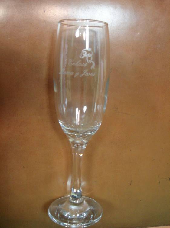 Copa Champ&aacute;n grabada a L&aacute;ser. Sevilla