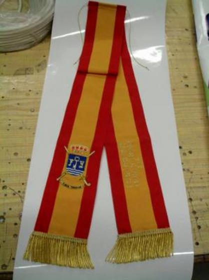 Corbata bandera para estandarte personalizada