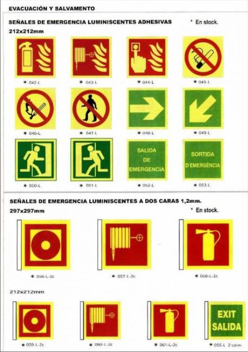 Evacuaci&oacute;n y Salvamento