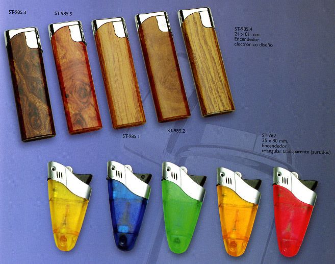 Mecheros imitación madera