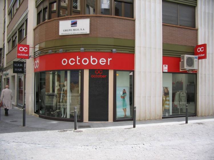 R&oacute;tulo corp&oacute;reos OC October C&oacute;rdoba Centro