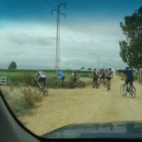 Primera parada a los 25 km