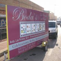 Remolque publicitario valla móvil Bodas Dos Hermanas Sevilla
