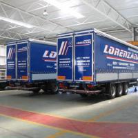 Rotulación 2 trailers terminados  Lorenzana Sevilla