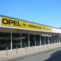 Rótulo cartel Frente de chapa aluminio rotulado. Opel Dos Hermanas Sevilla