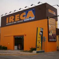 Rótulo cartel letras recortadas. Ireca ctra. Málaga-Sevilla