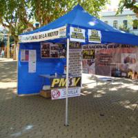 Carpa día Nacional de la moto, Alameda de Hércules Sevilla, PMSV