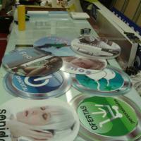 Impresión digital sobre vinilo. Display circulares en PVC Sevilla