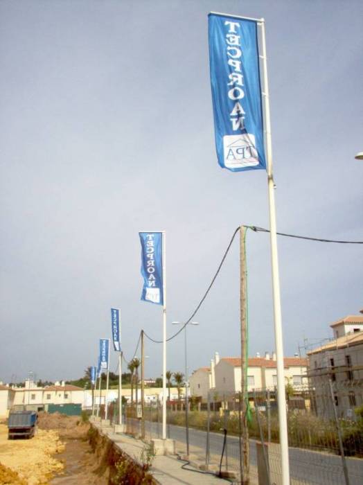 Bandera para potencia y m&aacute;stil de fibra de vidrio. Tecproan Sevilla