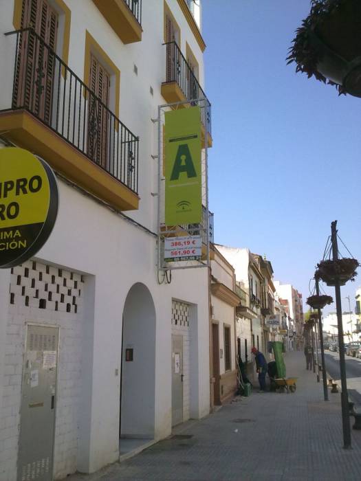 Banderola de lona Ren Renting Dos Hermanas Sevilla