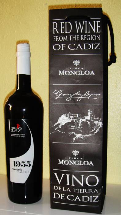Bolsa de papel reforzado especial botella. Sevilla