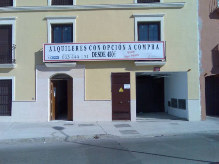 Cartel de obra. Obrasur Jer&eacute;z