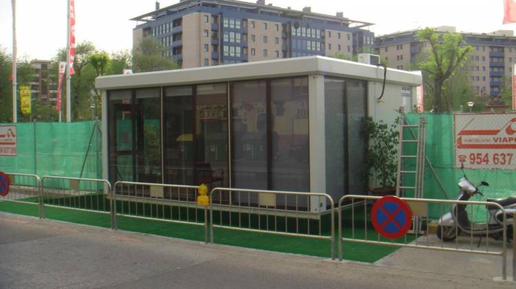 Fabricaci&oacute;n y Rotulaci&oacute;n en vinilo de Caseta de ventas Sevilla