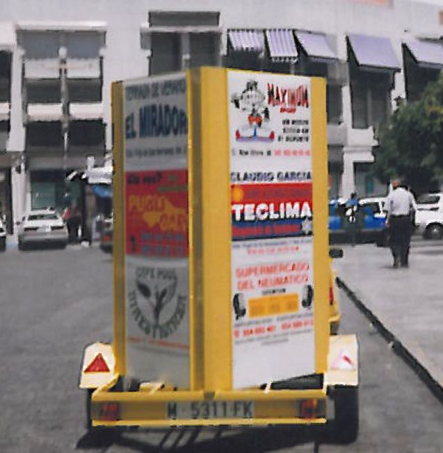 Remolque de 4 caras en rombo a&ntilde;o 2000