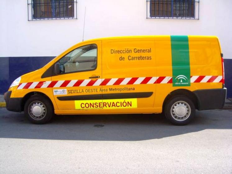 Rotulaci&oacute;n de furgoneta Imesapi, Mantenimiento de carreteras rotulaci&oacute;n vinilos reflectante Homologados