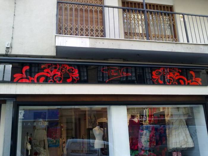 R&oacute;tulo cartel luminoso Luminaria. Pilar Vera Sevilla