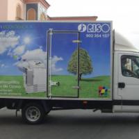 Riso Ibérica, Rotulación en impresión digital laminada con UV. Sevilla
