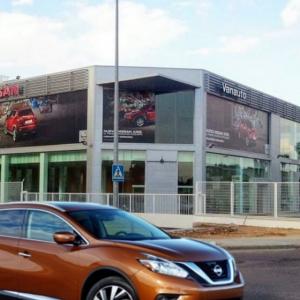 Rotulación de vinilos en impresión digital laminado. Nissan Vanauto Ctra. Sueminencia Sevilla