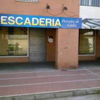 Rótulo cartel Pescadería Avda. de España Dos Hermanas Sevilla