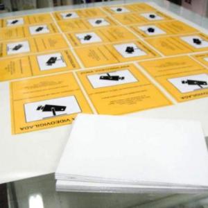 Rótulo cartel Placa vigilancia de cámaras Cádiz