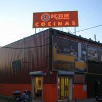 Rótulo de letras y logos de neón pírex. Cocinas Ocre, Polig. El Manchón Tomares Sevilla
