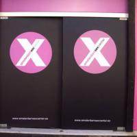 Sexchop Amsterdan Dos Hermanas Sevilla. Rotulación de vinilos.