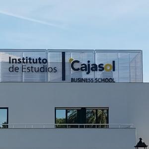 Rótulos en letras corpóreas iluminadas con led, Instituto Cajasol. Trabajo para el Grupo Recio en Sevilla. Rótulos en letras corpóreas iluminadas con led, Instituto Cajasol. Trabajo para el Grupo Recio en Sevilla.