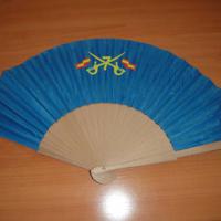 Asociaci&oacute;n Sagunto 7, Sevilla. Abanico serigrafiado