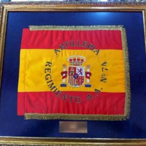 Bandera Estandarte de honor. Regimiento de Artillería A.A. Nº 74