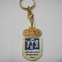 Capitan&iacute;a General de Sevilla. Llavero fotograbado y esmaltado