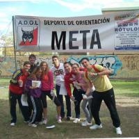 Cartel lona publicitaria de Gran formato. Adol ( deporte de orientación ) Sevilla