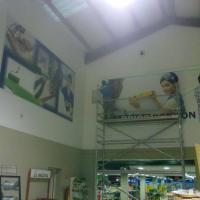 Cartel lona publicitaria de Gran formato. Almacenes Rondón San José de la Rinconada Sevilla
