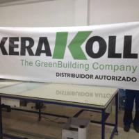 Cartel lona publicitaria de Gran formato. KeraKoll Sevilla