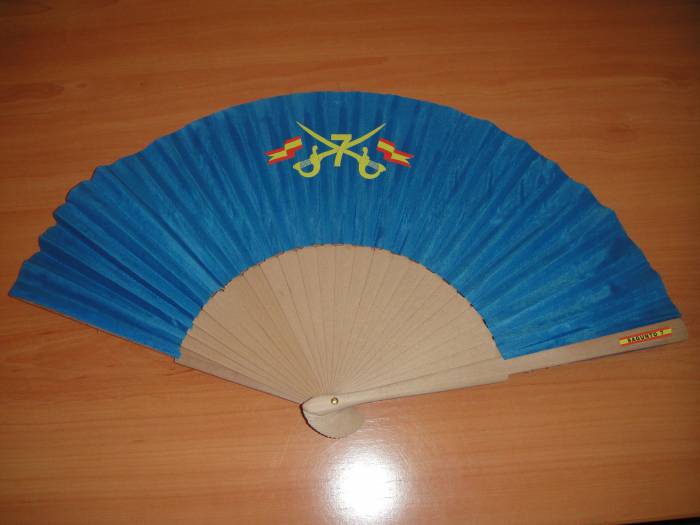 Asociaci&oacute;n Sagunto 7, Sevilla. Abanico serigrafiado