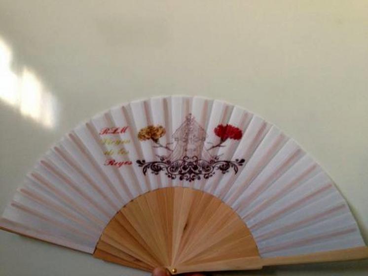 Residencia Militar Virgen de los Reyes, Sevilla. Abanico serigrafiado