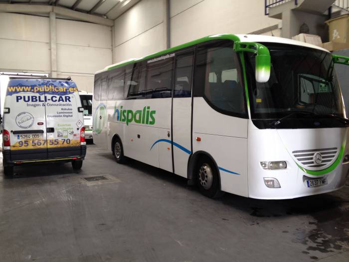 Rotulación Autocares Híspalis - Sevilla