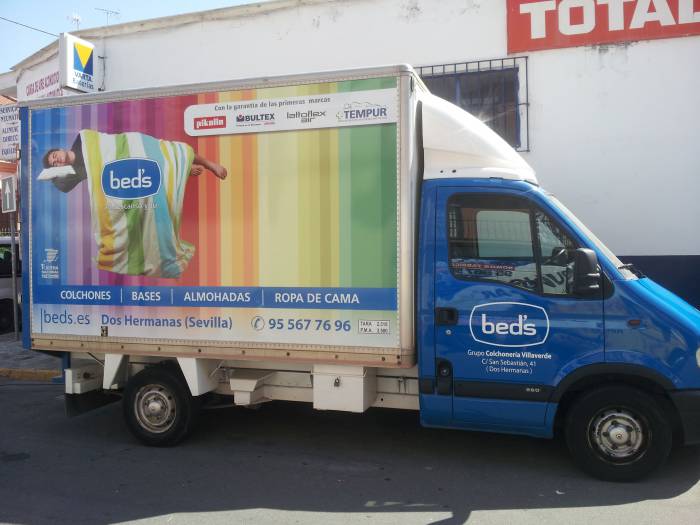 Rotulación de camión bed s Dos Hermanas