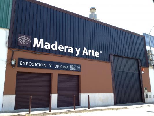R&oacute;tulo cartel letras corp&oacute;reas. Madera y Arte Dos Hermanas Sevilla