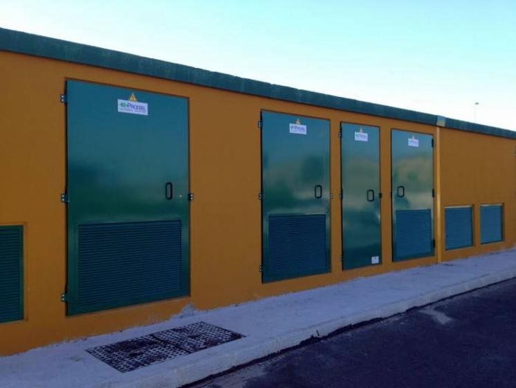 R&oacute;tulo cartel Prodiel, Parking Vega del Rey Camas Sevilla