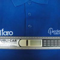 Polo bordado. Acciona Service centro comercial El Faro Badajoz.