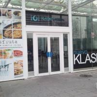 Restaurante Klasico Cartuja Sevilla.  Rotulación de vinilos en impresión digital y al ácido