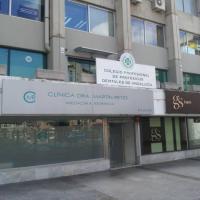 Rotulación de frente de chapa. Colegio Profesional de Protésicos de Andalucía