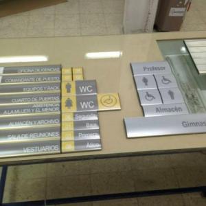 Rótulo cartel Cuartel de la Guardia Civil de Castiblanco de los Arroyos Sevilla